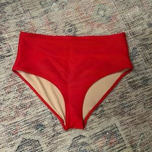 Old Navy Ribbed high waisted swim bottoms